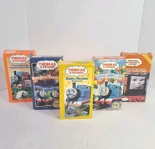 Thomas The Train And Friends Set Of 5 VHS Cassette Tapes Lot Bundle  - £21.60 GBP