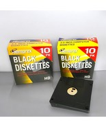 Memorex PC-Formatted High Density 3.5&quot; Floppy Dickettes (10)Sealed (6}Op... - $14.03