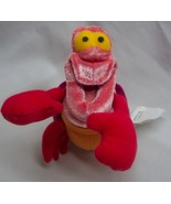 Walt Disney The Little Mermaid SEBATIAN CRAB 4&quot; Plush Stuffed Animal Toy - $20.37 CAD