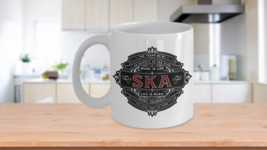 Ska Music Life Black and White Coffee Tea mug - £12.71 GBP