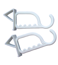 2 Pack Over the Door Hook Suits Coats Dresses Robes Storage Laundry Bed ... - $130.74 MXN
