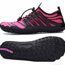 UBFEN hot pink women’s water shoes beach swim lightweight boating shoes ... - £26.90 GBP