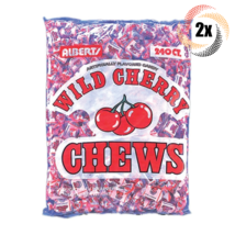 2x Bags Alberts Fruit Wild Cherry Chews Assorted Flavors | 240 Candies Per Bag - £16.79 GBP