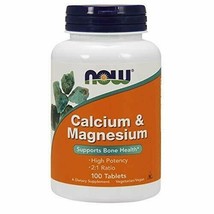 Now Foods Cal Mag 500/250mg, 100 Ct - £10.94 GBP