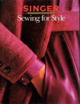 Singer Sewing Reference Library: Sewing for Style Hardcover 1985 - £5.79 GBP