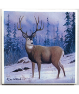 Ceramic Tile Mule Deer wildlife - €6,19 EUR