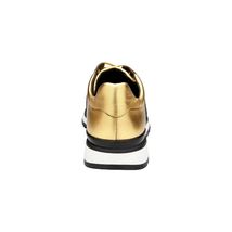 Belvedere Sneakers Blake Genuine Ostrich and Soft Italian Calf Black Gold 33629 image 3