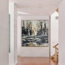Abstract City Paintings On Canvas Large Original Modern Expressionism | ... - £851.85 GBP