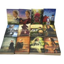 Mixed Lot of 12 Christian Fiction Amish Historical Romance Byler Camden ... - £57.42 GBP
