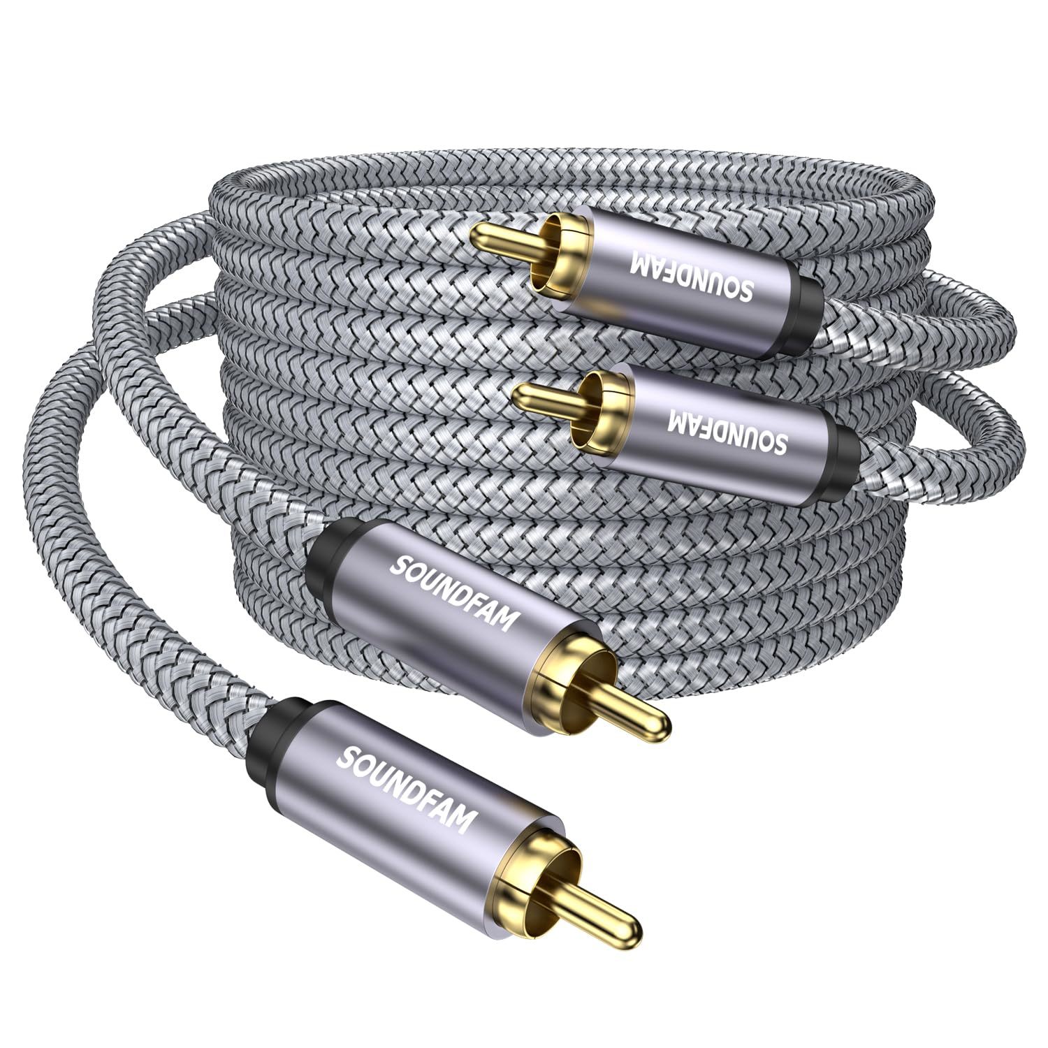 Subwoofer Cable 3Ft/1M,Rca To Rca Audio Cable 24K Gold Plated Plug Doubl... - $32.95