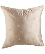 MSRP $100 Calvin Klein Home Champagne Beaded Pillow 18x18&quot; - $573.58 MXN