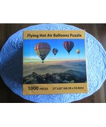 NIB 1000-Pc SEALED Wisconsin Toy  FLYING HOT AIR BALLOONS PUZZLE  - 27&quot; ... - £9.43 GBP