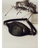 Leather Fanny Pack, Handmade Hip Bag, Personalised Waist Bag - £74.31 GBP