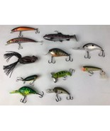 Heddon Tiny Torpedo Bullfrog , 1 7/8-Inch) + 10 More Great Lures Tackle ... - £35.39 GBP