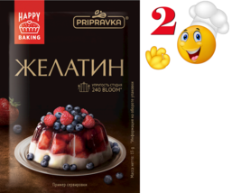 PRIPRAVKA Gelatin 15GR 2 UNITS - $5.93