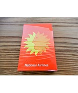 Vintage Orange National Airlines Poker Playing Cards Sun Emblem Aviation... - €8,68 EUR