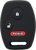 Silicone Protector Key Fob Cover Case fit for Keyless Entry Key Fob (Black) - $11.99