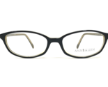 Anne Klein Eyeglasses Frames 8014 K5118 Black Brown Round Cat Eye 49-16-135 - $51.21