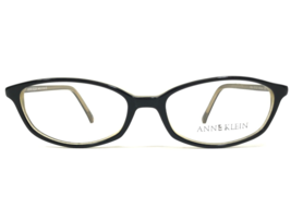 Anne Klein Eyeglasses Frames 8014 K5118 Black Brown Round Cat Eye 49-16-135 - £39.86 GBP