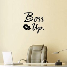 Boss Up Inspirational Wall Stickers Decals Business Women Work Success Office 22 - £15.91 GBP