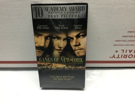 Gangs of New York VHS Tape Factory Sealed NEW 1st Print 2 Golden Globe A... - £11.66 GBP