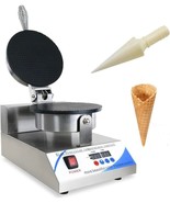 YOOYIST Ice Cream Cone Machine, Stainless Steel Waffle Cone Maker, Nonstick - $2,780.15 MXN