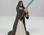 Disney Store Lucas Films Star Wars Obi-Wan Kenobi On Stand 3.75&quot; Action ... - £4.61 GBP