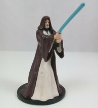 Disney Store Lucas Films Star Wars Obi-Wan Kenobi On Stand 3.75&quot; Action Figure - £4.64 GBP