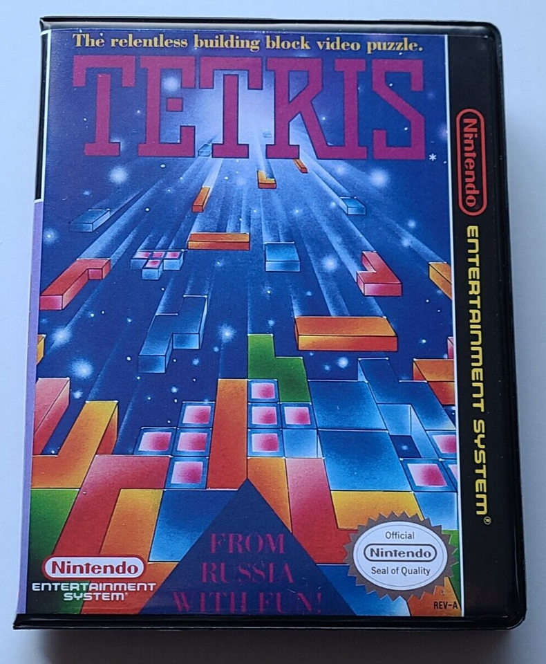 Tetris CASE ONLY Nintendo NES Box BEST QUALITY AVAILABLE - $12.18