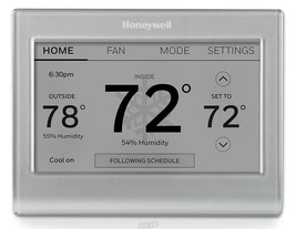 Honeywell Home Smart Color Built WiFi Heating Cooling Touch Screen RTH95... - $66.45