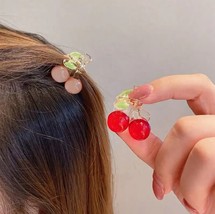 Pinza para el pelo de cereza para mujer, niña, horquilla de cangrejo, ac... - £13.35 GBP