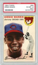 1954 Topps Ernie Banks Rookie #94 PSA 6 (OC) P1222 - £1,940.47 GBP