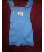 Vintage Levis Blue Overalls Shortalls Romper Toddler Baby USA Sz 2t? 24 ... - £27.75 GBP