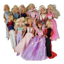 Mattel Barbie Doll Collection - LOT OF 11 90s 2000s dressed missing shoes  - £62.02 GBP