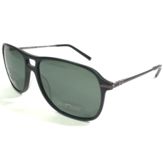 Morel Gafas de Sol 1880 2904M NG030 Cuadrado Negro Monturas Con Verde Le... - £58.99 GBP