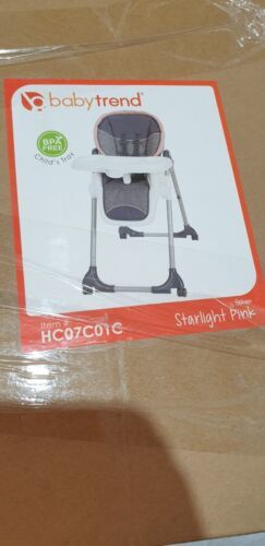 Baby Trend Dine Time 3-in-1 High Chair - Starlight Pink / New - $83.20