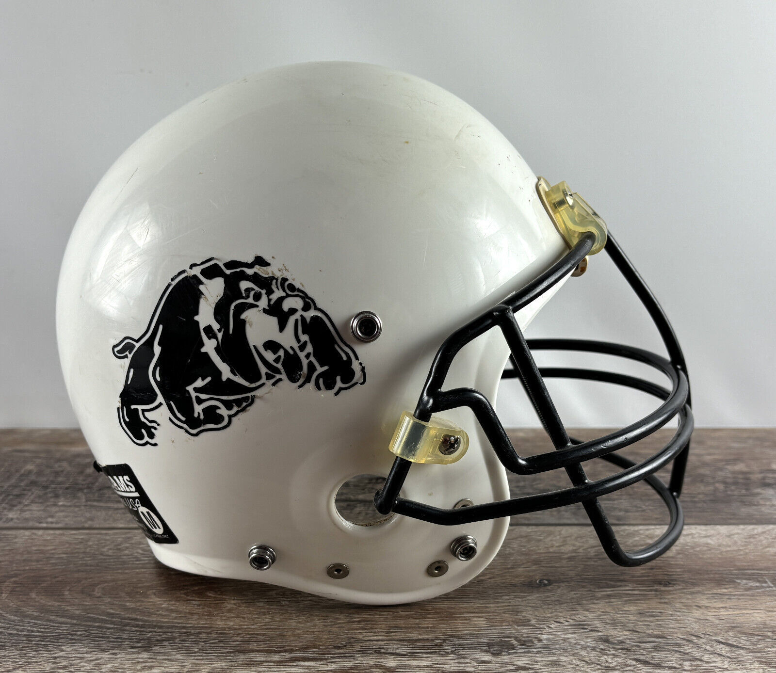 Adams YOUTH Football Helmet Model Y-Three - White Size - Medium - NO EAR PADS - $39.59