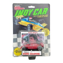 Racing Champions Scott Pruett Indy Car And Collectors Card &amp; Display Stand - $6.43