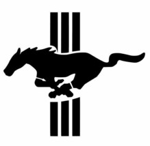 2x Ford Mustang Running Horse Decal Sticker Different colors &amp; size for Cars - £3.47 GBP+