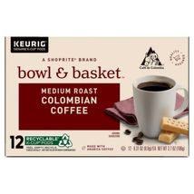 BOWL AND BASKET COLOMBIAN COFFEE KCUPS 12CT - $7.99