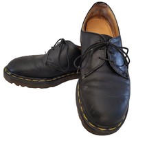 Dr Doc Marten England Womens US6 UK4 EU37 MIE Vintage Black Oxfords 1461 Shoes - £62.64 GBP