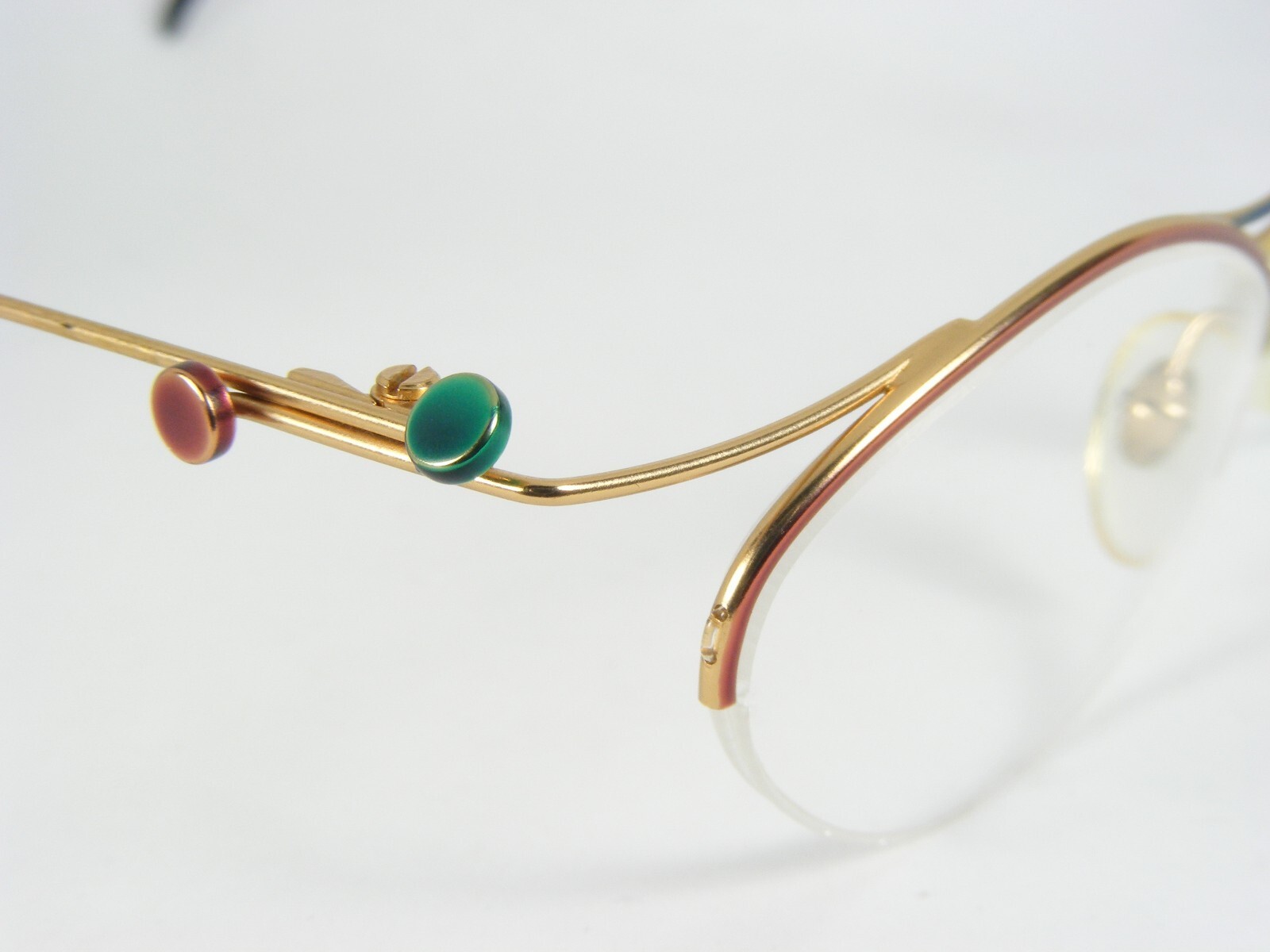 Vintage Dolce Vita Par Casanova DV-34 03 Multicolore Lunettes 44-18-140mm Italie Item image 7