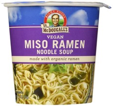 Dr. McDougall&#39;s Organic Miso Big Soup Cup, Garlic Ginger with Noodles, 1... - $7.77
