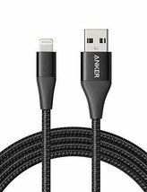 Anker Powerline+Ii Lightning Cable 6Ft Nylon Mfi-Certified Charging For Iphone X - £26.36 GBP