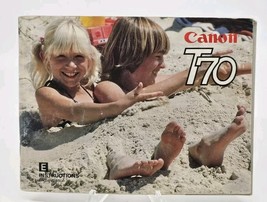 Vintage Canon T70 T-70 35mm FILM Camera Instruction Owner&#39;s Manual Guide - $226.28 MXN