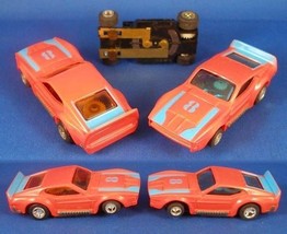 1970s Foreign Rare Mustang Mach One Ho Slot Car Ora/Blu - £103.90 GBP