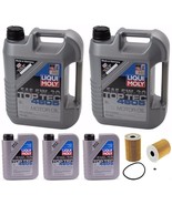 Oil Change Kit w/Liqui Moly Top Tech 4605 5W-30 Full Sythetic + MAHLE Oi... - $3,804.08 MXN