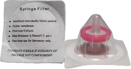 Sterile, Nylon, 0.45 Micron, 13Mm, Pink Advangene Syringe Filter (75/Pk). - $59.94