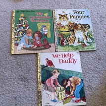 Vintage Little Golden Book Lot of 3  Little Red Caboose Tommy Visits the Doctor - $10.39