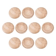 uxcell Wood Button Top Plugs 1 Inch Cherry Hardwood Furniture Plugs 50 Pack - $15.99